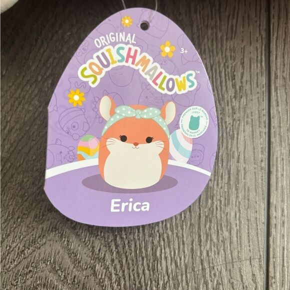 Squishmallows Cute Orange and White Plush Toy - Picture 3 of 3